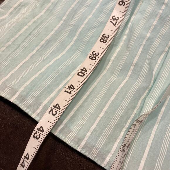 Vintage 80's Jessica Howard Striped Pastel Short sleeve Dress Womens 6 Smocked - Picture 16 of 16